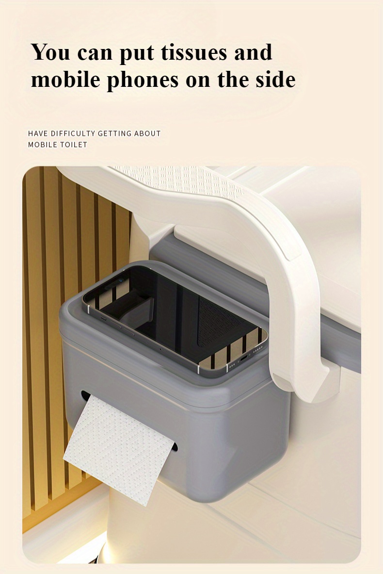 portable toilet for women and the elderly without power required hip friendly with load capacity for home bathrooms portable for indoor and outdoor use Product details 7
