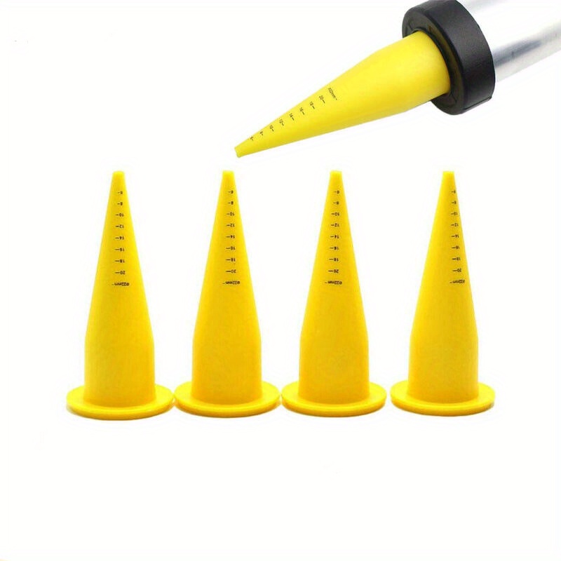 Image of 4pcs Glue Nozzles Suitable For Backbottom Fishing Balls And Baits, Nozzle, The Ball Board, Gun Additions, Bait Supplies, The Bead Fishing, For Making The Rough Fishing Pot Gun