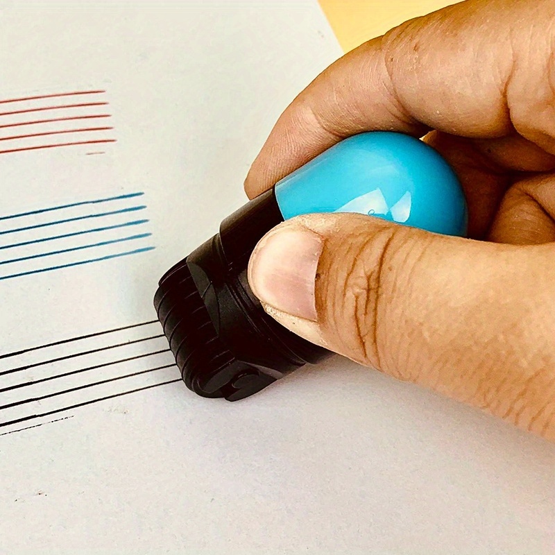 

Portable Music Notation Stamp Roller For And Guitar - Essential Teaching Tool For Musicians, Easy-to-use Staff Pattern Stamping Aid