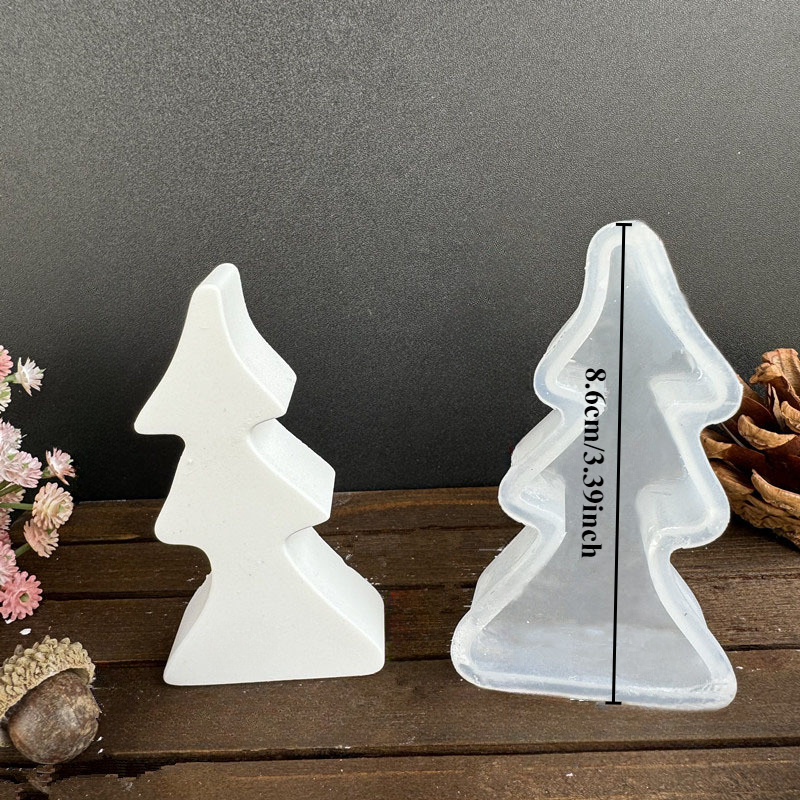 Christmas Tree Silicone Mold, Aromatherapy Plaster Mold, Candle Mold