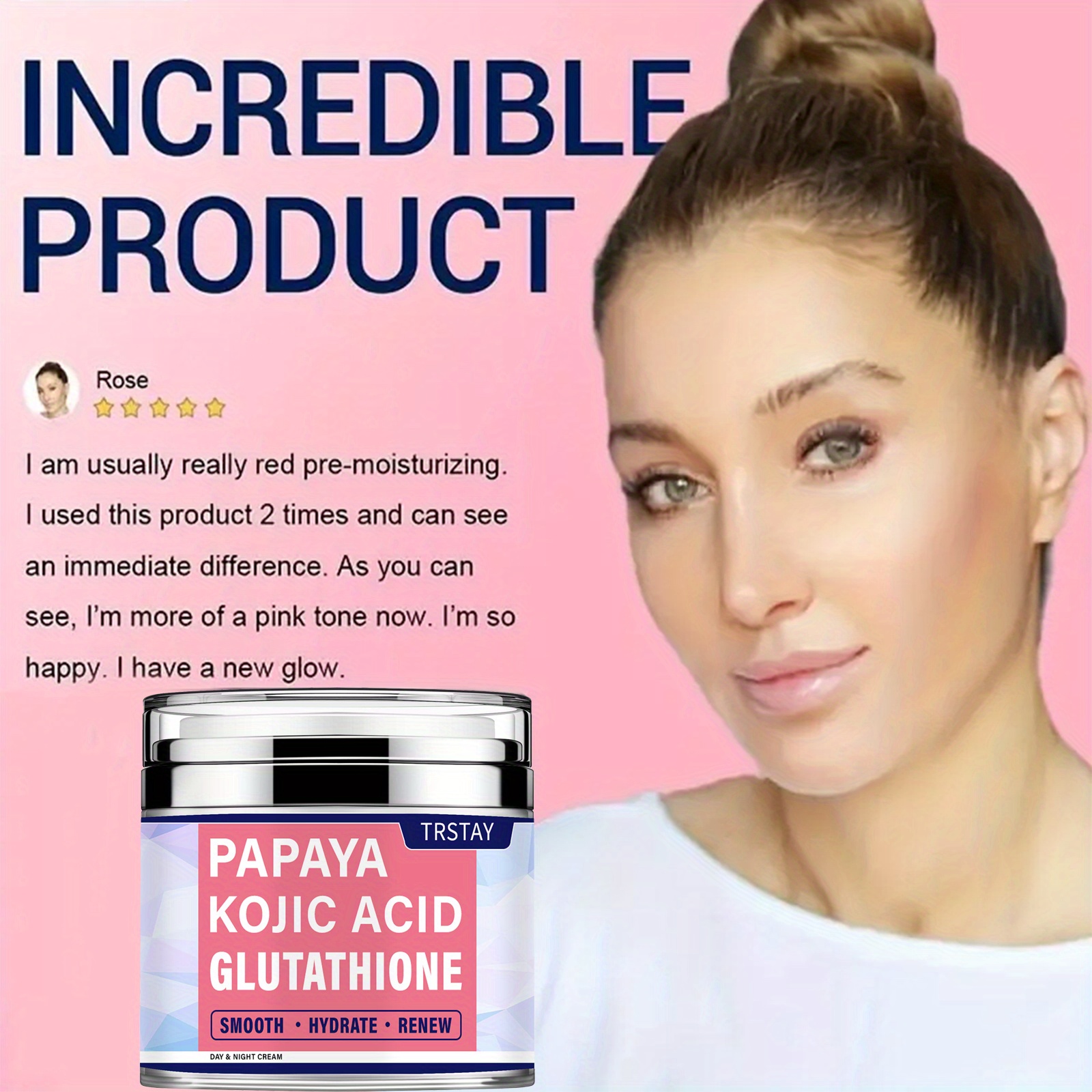 papaya kojic acid glutathione Best Korean Beauty Product Private Label Skin Care Dark Spot Moisturizing  Repairing Face Kojic Acid and Glutathione Papaya Cream main image 0