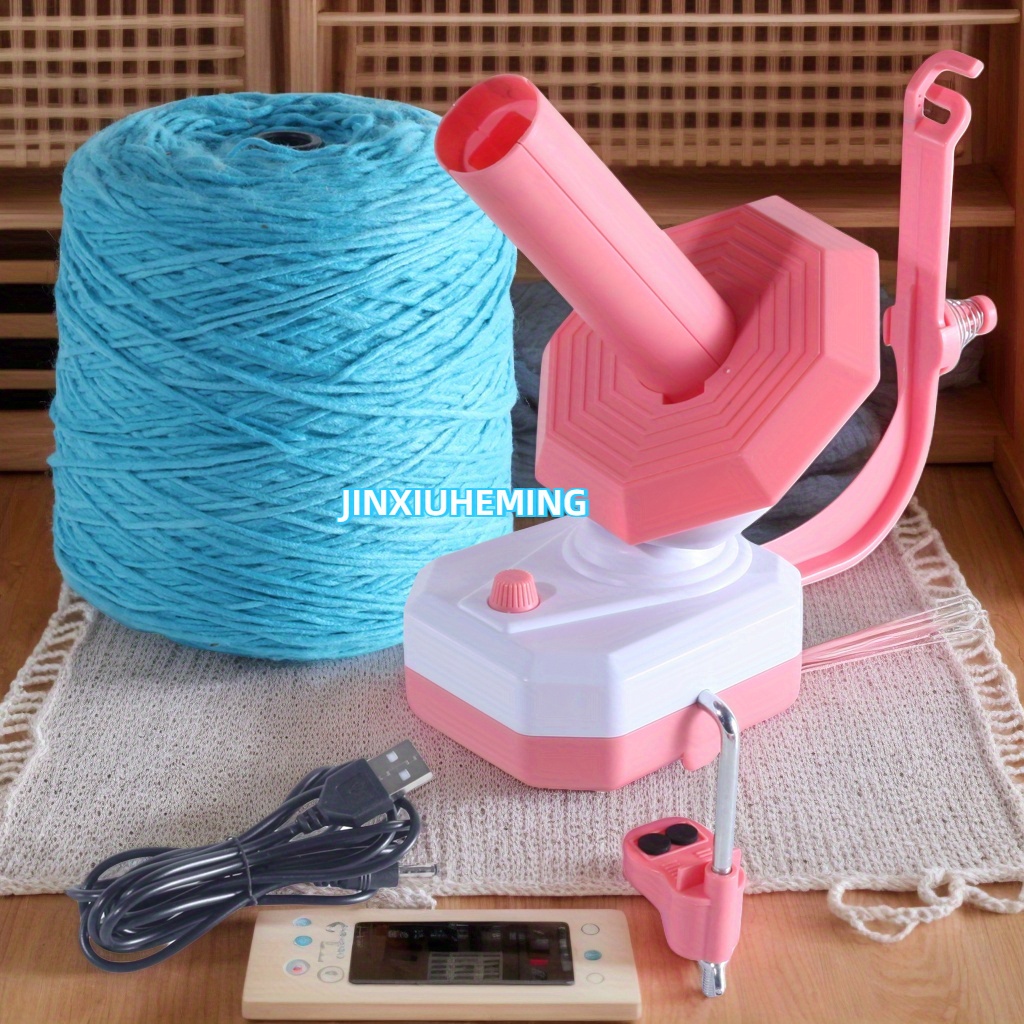 

Auto Diy Yarn Winder Electric Yarn With At 2 Min/ Ball And Large Capacity Up To 10oz Automatic Knitting Tool Supplies For Crocheting And Knitting Patented