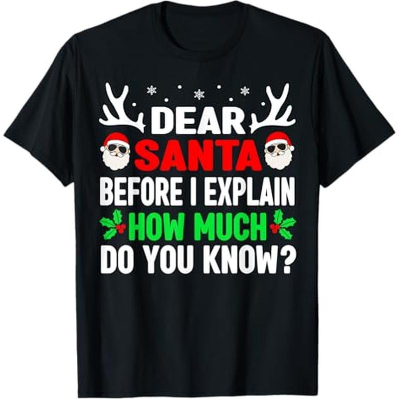 

Funny Christmas Adults I Can T-shirt, 100% Cotton, Thanksgiving Christmas Gift For Men Women , S-xxxl, Black