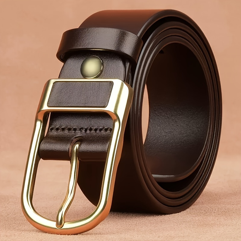 

Ceinture Décontractée Tendance pour Hommes en Similicuir, Ceinture à Boucle de Cowboy pour Jeans, Accessoires de Ceinture Rétro