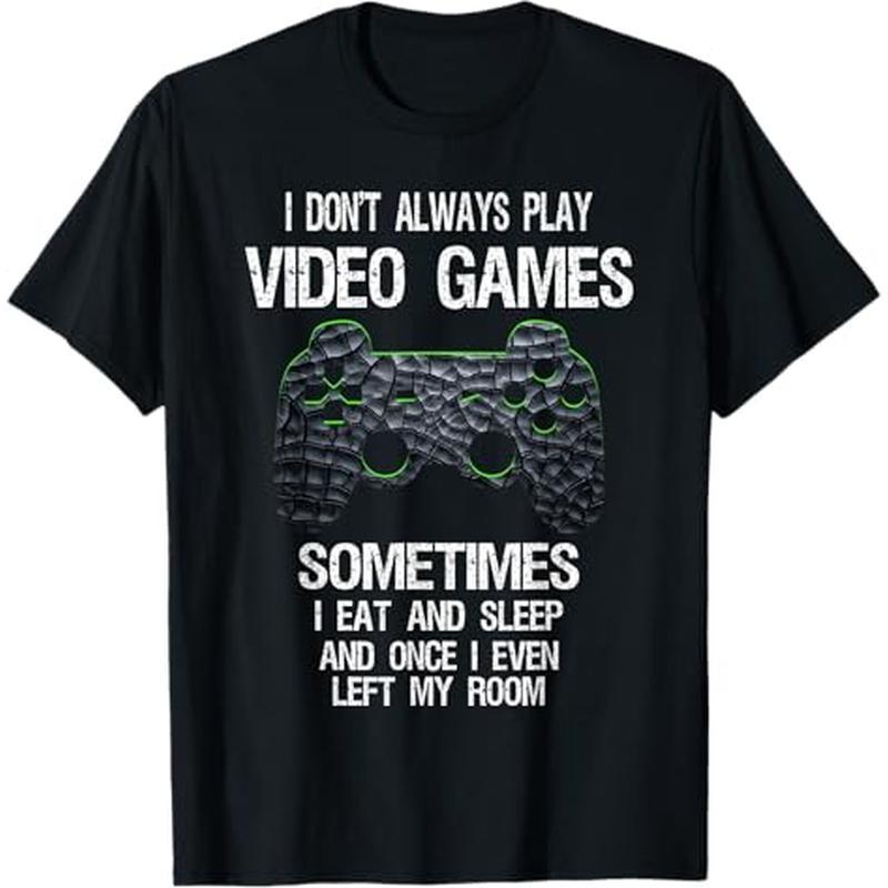 

Funny Gamer Video Games Boys Teens T-shirt - , Black, Cotton , 100% Cotton, Thanksgiving Christmas Gift For Men Women , S-xxxl, Black