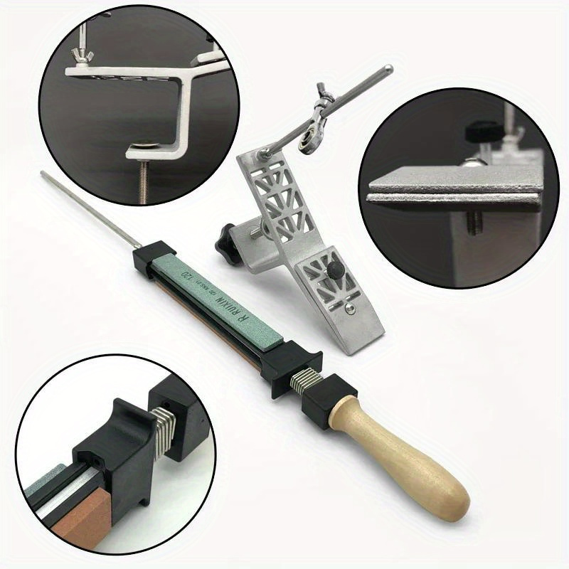 

Professional Zinc Alloy Knife Sharpener Set With Fixed Bracket And - Compact, For Sharpening Knives