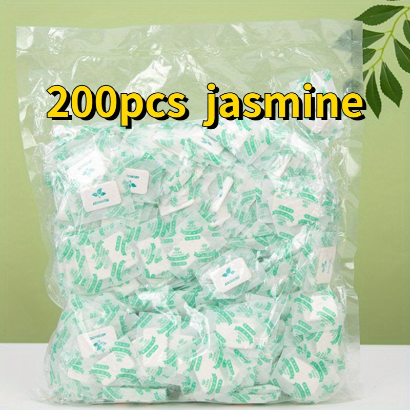 

Jasmine Scented Aromatherapy Tablets 200-pack, Long-lasting Drawer & Fresheners, Deodorizing Fragrance Pads For Shoeboxes, Closets, And Bathrooms