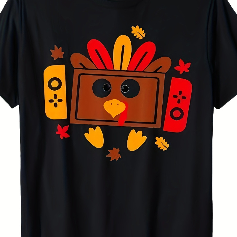 

Video Game Thanksgiving Turkey Gamer Game Teen T-shirt