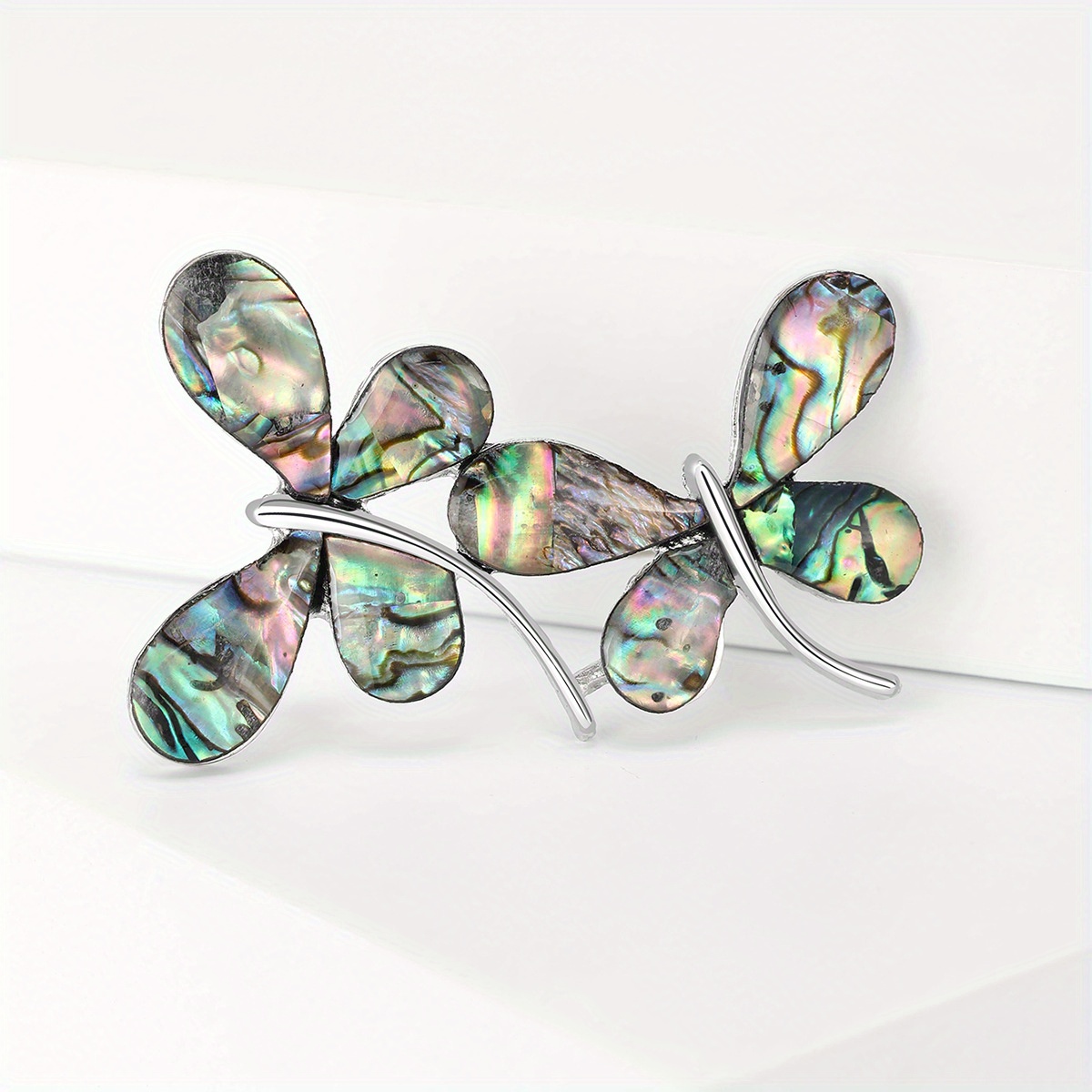 elegant retro   brooch with abalone shell chic accessory for any outfit details 2