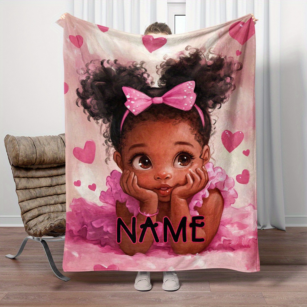 

1pc Blanket - Personalized Polyester For Sofa, Bed, Camping - , , Printed, No , For And