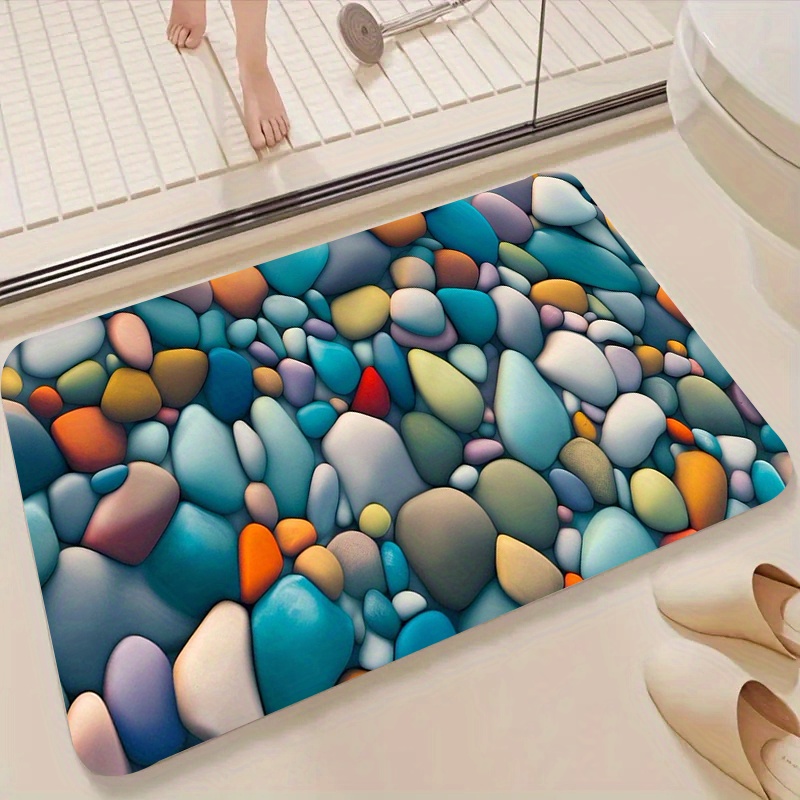 TEMU 1pc Thick 1.1cm Kitchen Floor Mat, Floor Mat Thickened For Room Entrance Balcony And Home Decoration