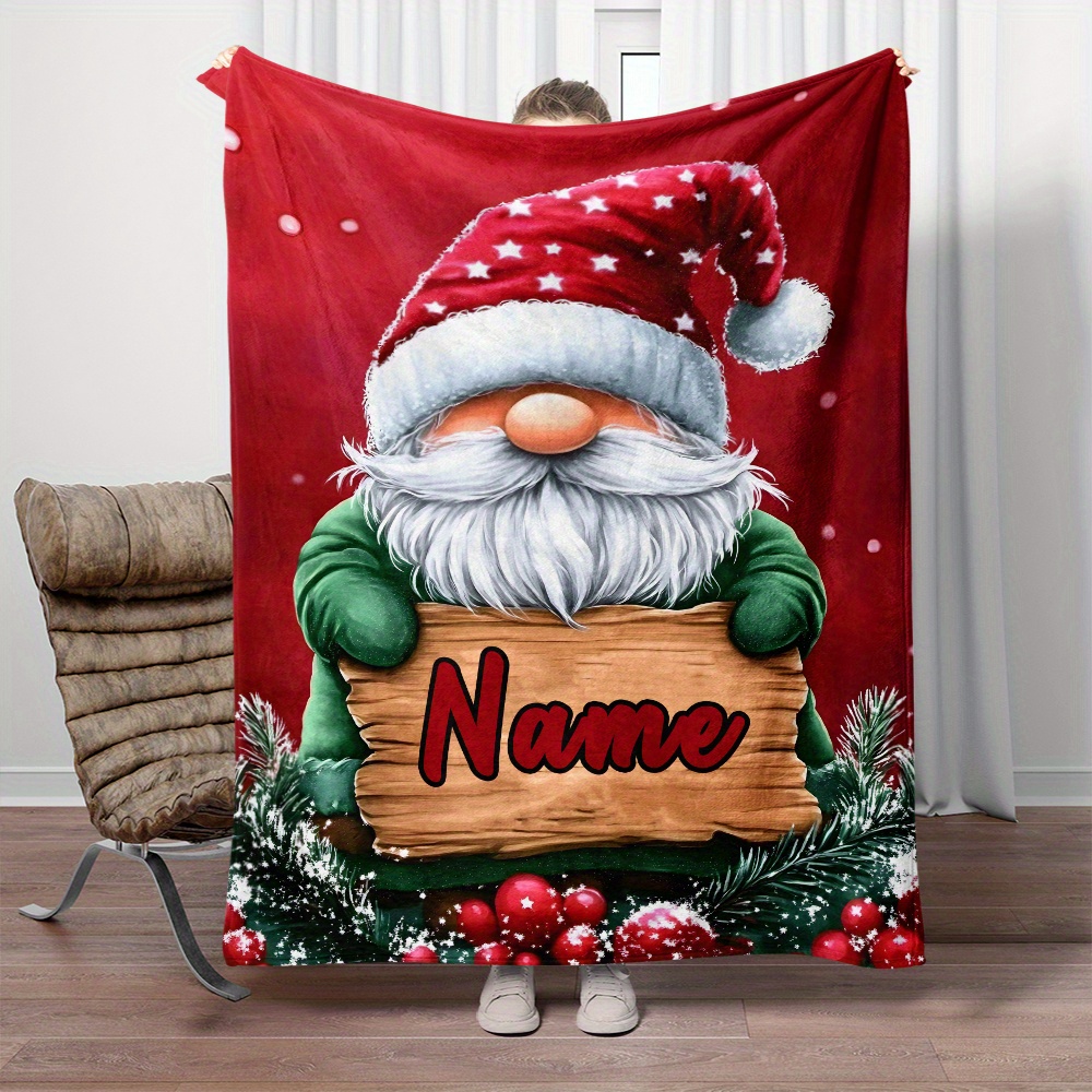 

Customizable Christmas Blanket - , & For , Bed, & Camping - Personalized