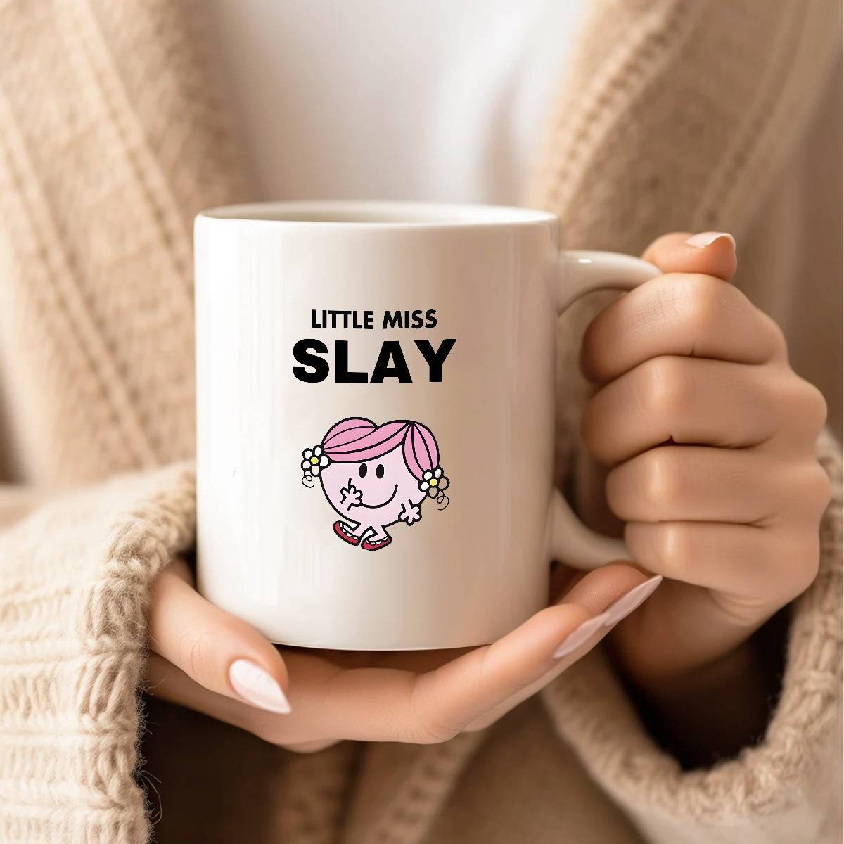 Little Miss Slay Addict Ceramic Coffee Mug