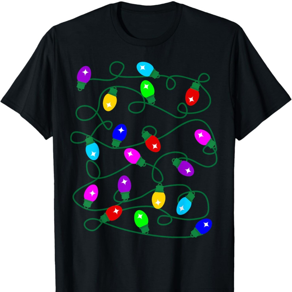

Christmas Lights T-shirt For Men - Funny Holiday Design