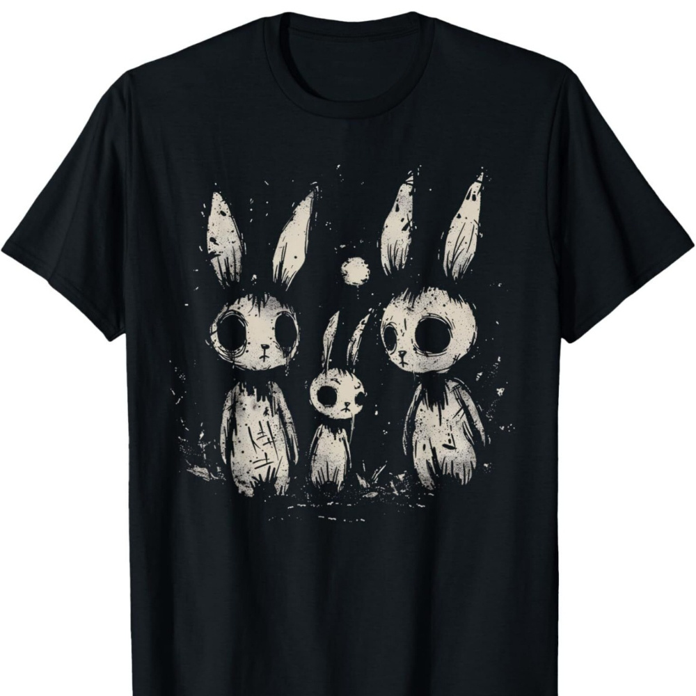 

Bunny Rabbit T-shirt For Men - Horror In Sizes S-3xl