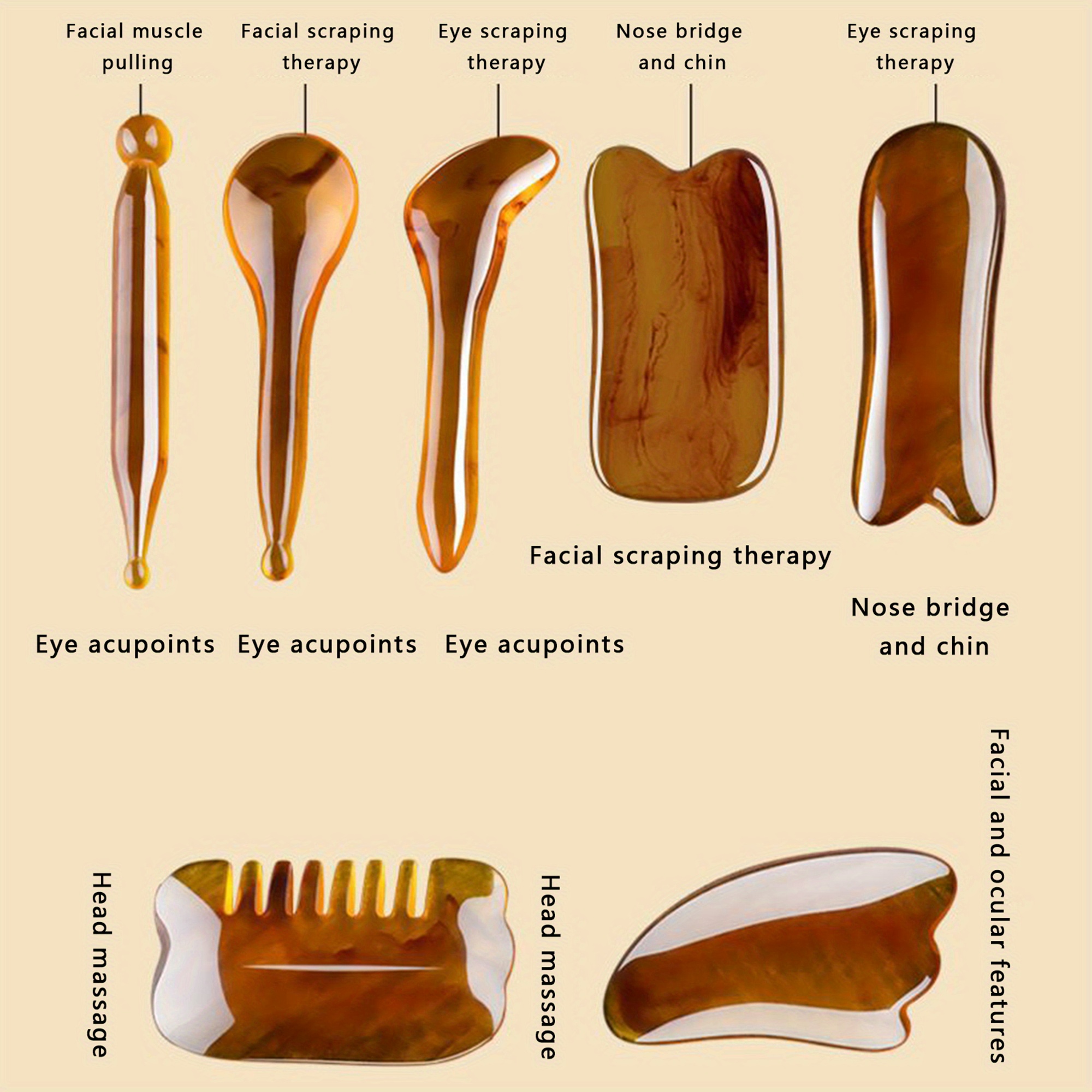 Gua Sha Tools Set