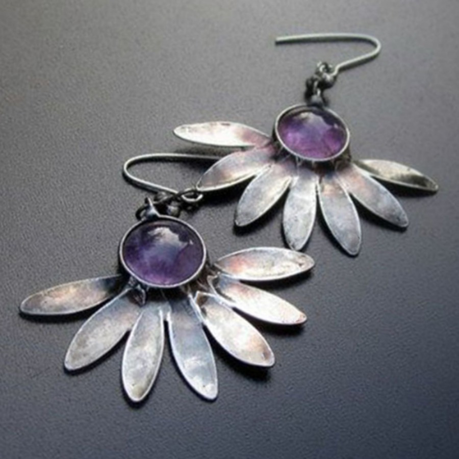 

2pcs Bohemian Retro Leaf Earrings Jewelry Men And Women Party Wear, , Jewelry Gifts For Relatives