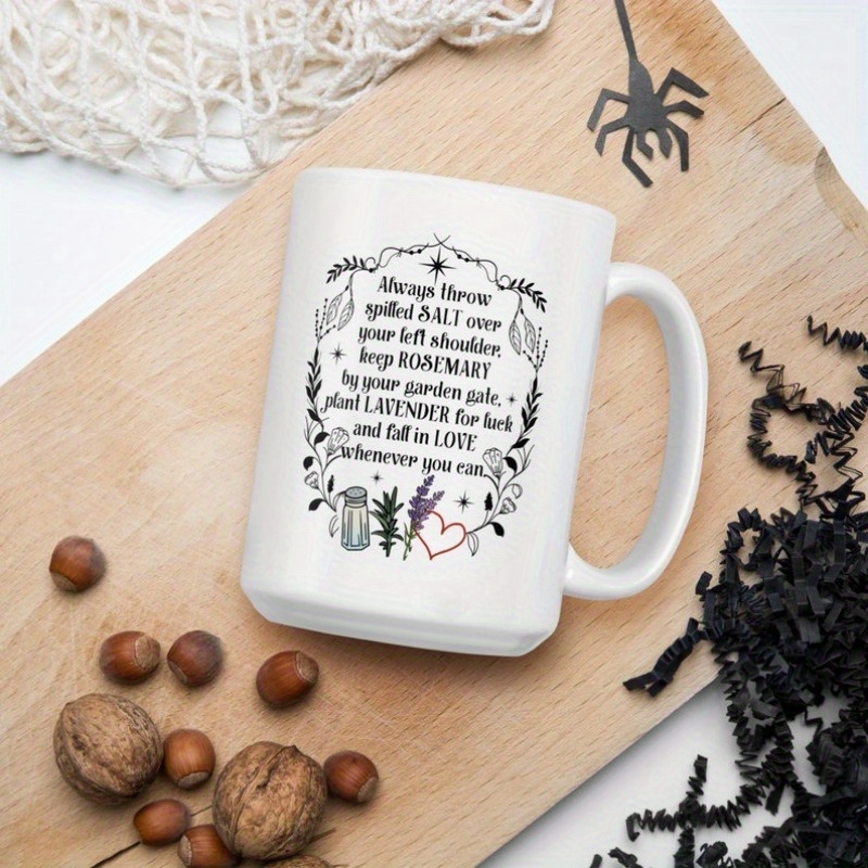 

Magic 11 Oz Mug - Salt Rosemary Halloween Garden Fall Autumn Cottage