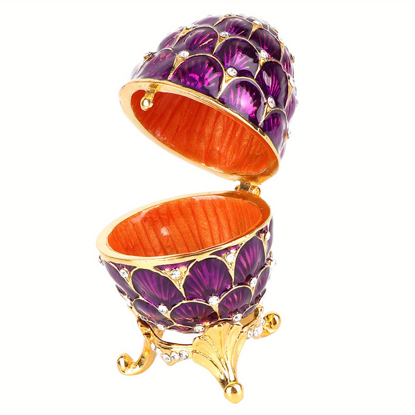 

Enameled Easter Egg Jewelry Box Decoration Crafts