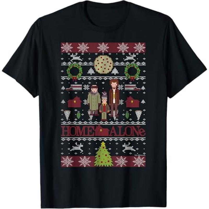 

Home Christmas The Wet Ugly Sweater T-shirt, 100% Cotton, Gift For Men Women Dad Mom Friends, S-xxxl, Black