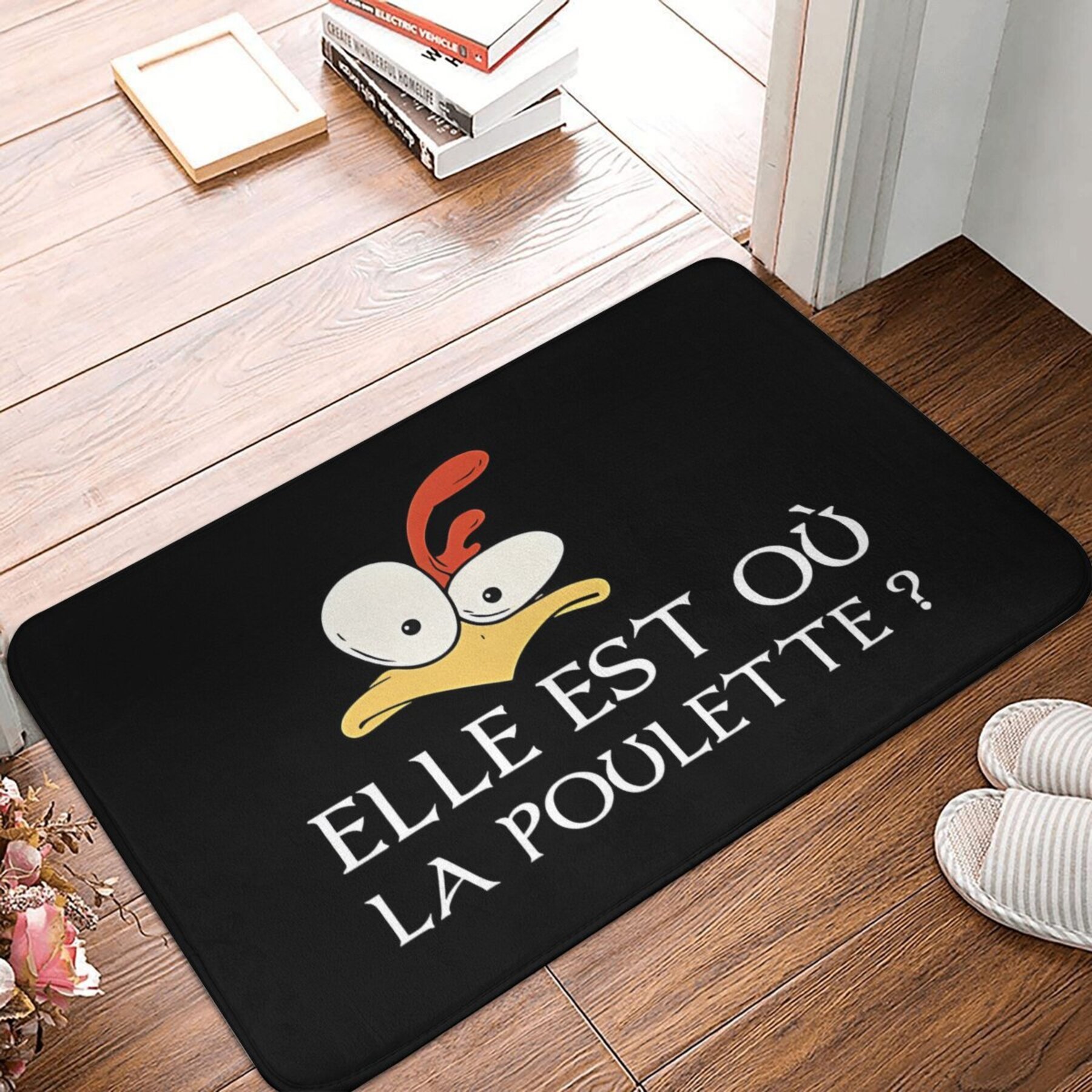 

Tapis de - Tapis de sol léger, lavable en machine en polyester rectangulaire pour salle de bain, cuisine, entrée et balcon - Décor de maison intérieur