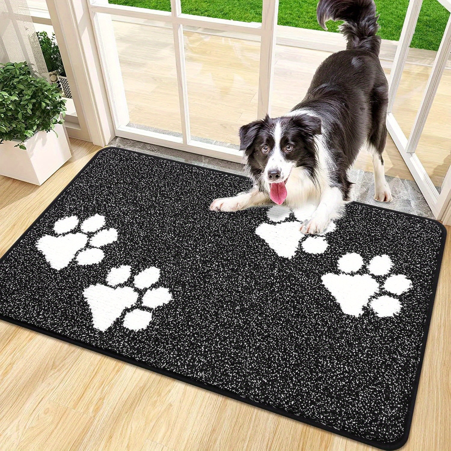 

Indoor Doormat Entryway Door Mat, Non Slip Absorbent Mud Mats, Low-profile Inside Floor Mats, Soft Washable Small Mats Door Carpet For Entryway