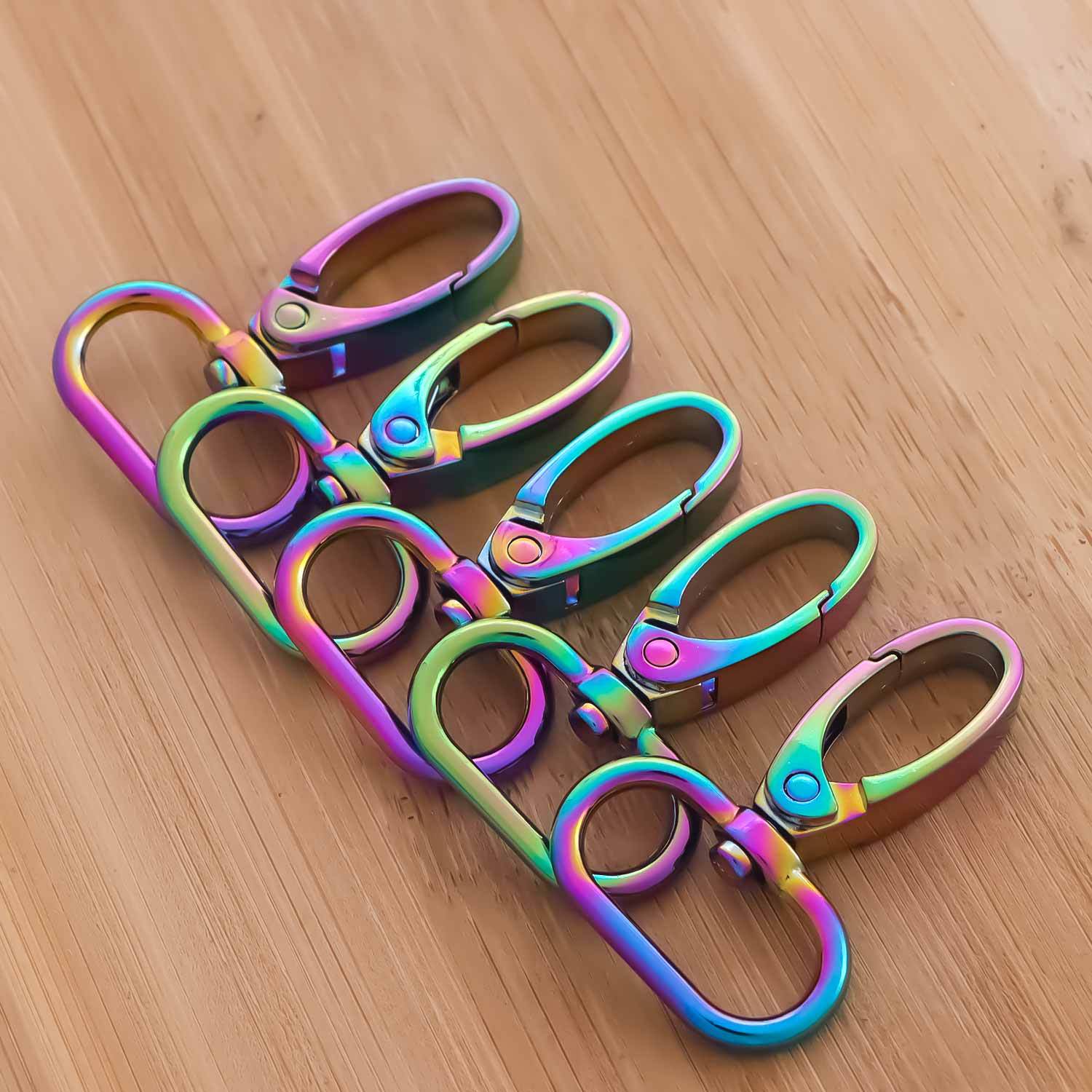 5pcs oval swivel snap hooks clasp lanyard clips - Temu