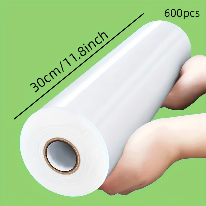 bpa free plastic food wrap 1 sheet   cling film pre cut segmented design convenient   contact safe details 2