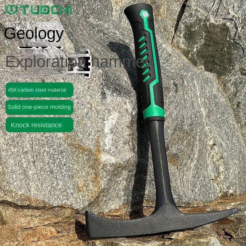 

Tudor Geological Hammer, Non-slip Carbon Steel, 45cm, For Rock , Prospecting, Mining, Excavating Fossils, Bricklaying, Industrial Hand Tool