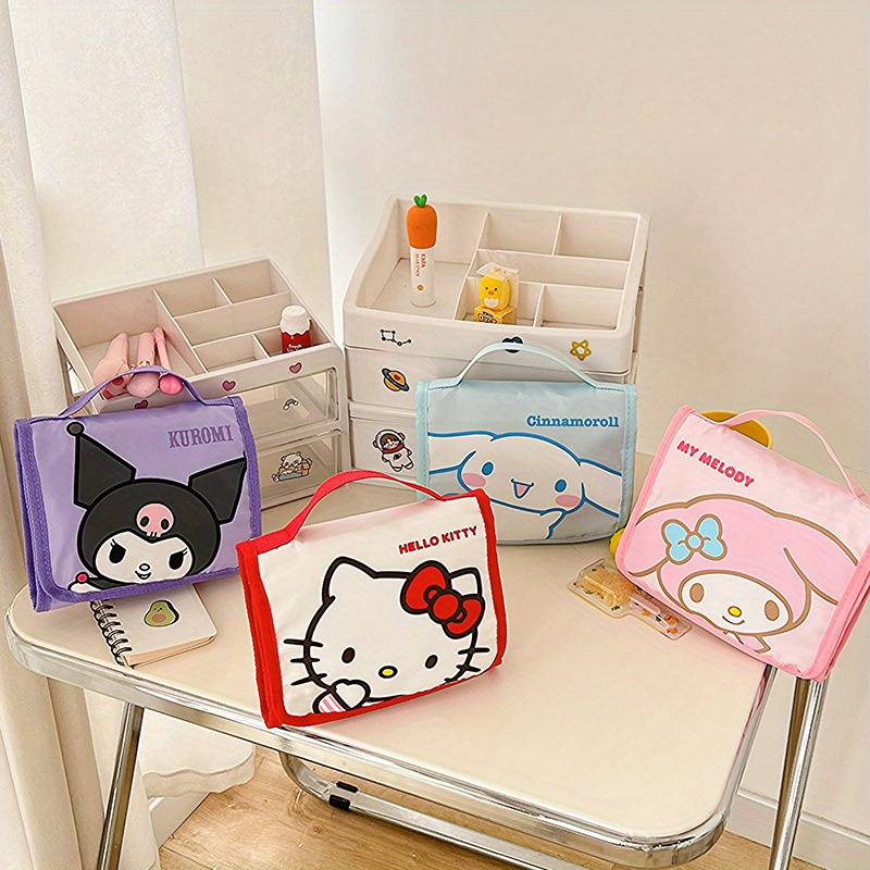 

Sanrio Large Capacity Melody Dog Hello Kitty Kuromi Foldable Bag Cute Travel Portable Storage Bag. [authorized]