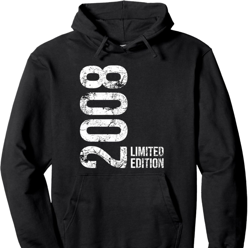 

16th Birthday 16 Years Old 2008 Pullover Hoodie