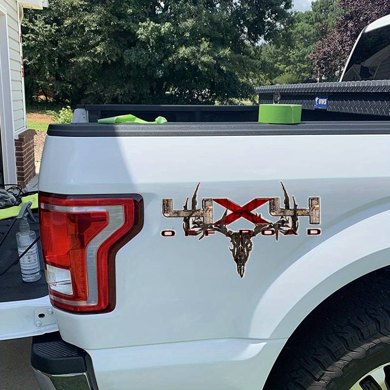 Deer Head Hunting Buck Decal Sticker – For Car, Truck, Or SUV – P808