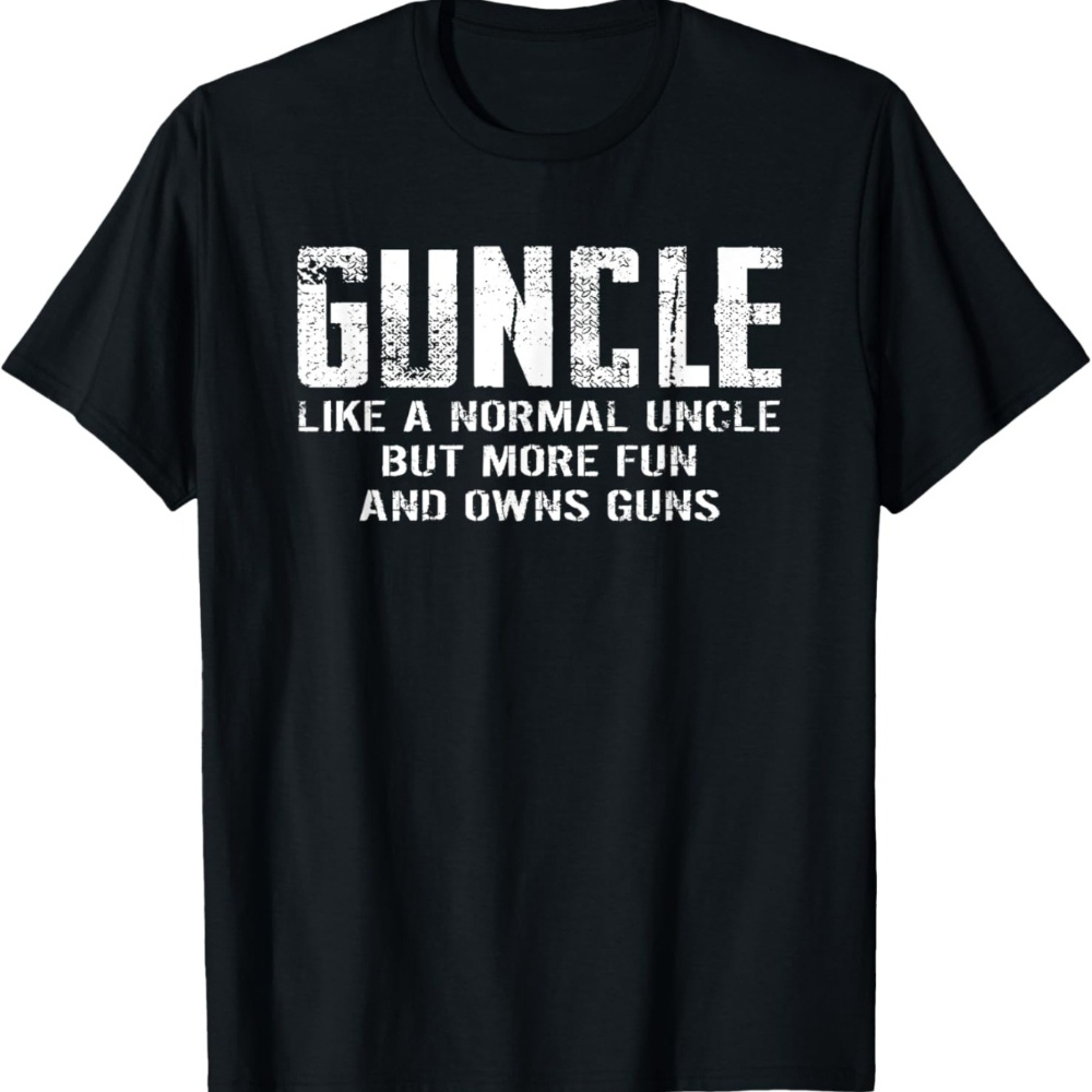 

Funny Guncle Men's T-shirt | Like Normal , Graphic Tee, Owner Humor, Casual Wear, Unique Gift Idea