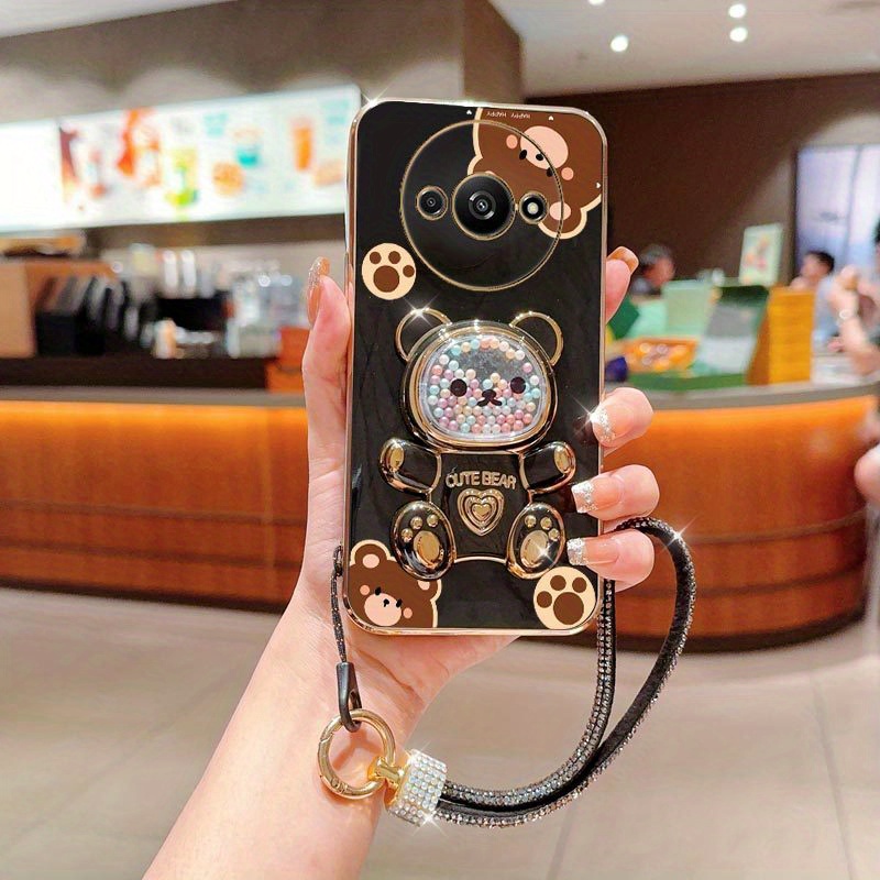 

Un bracelet de poignet 3 Lanyard Mignon Support de téléphone Étui pour Xiaomi A3 Redmia3 Dos de couverture