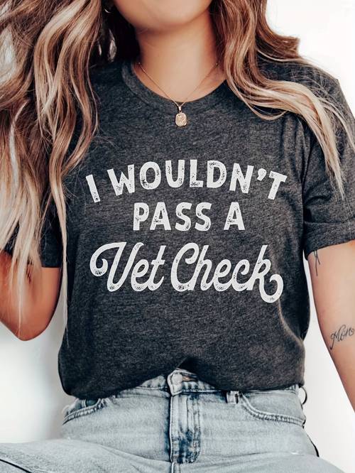 womens high stretch regular neck t shirt vibrant horse alphabet print tee machine washable casual summer top for relaxed fit shirt stretchy fabric shirt
