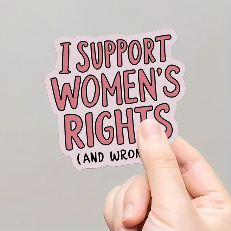 

Decal Supporting Women's And Wrongs