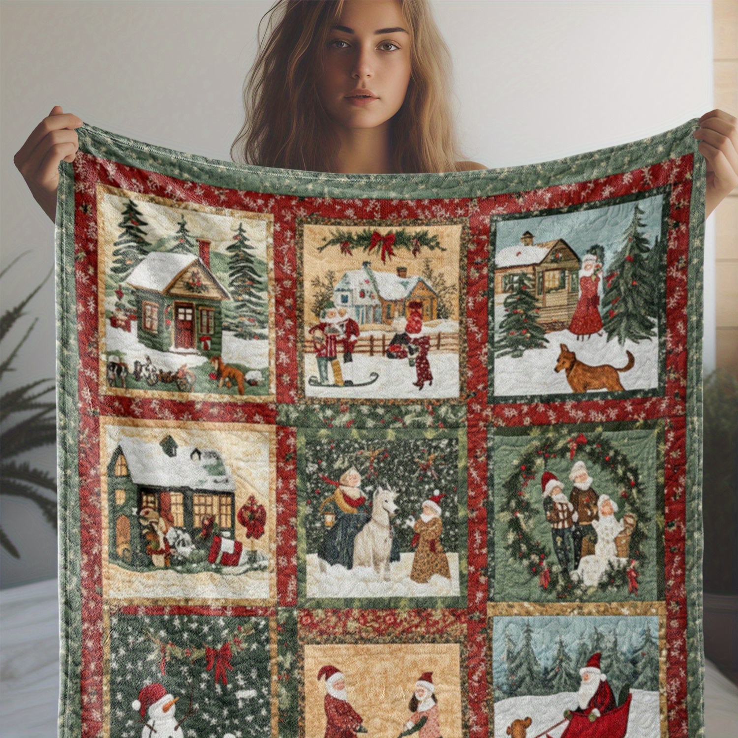 

Christmas Flannel Blanket - , & For , Bed, , And - , , , 250-300gsm