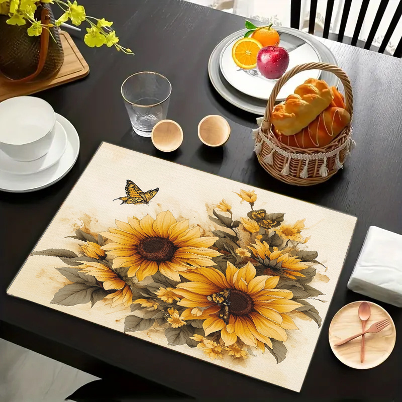 

Jit 2/4pcs Placemats Kitchen Table -stain And - Placemats Table Kitchen Table Accessories Decoration