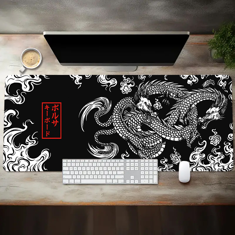 

Extra-large Evil Mouse Pad 35.4x15.7" - Hd, Non-slip Rubber Base, Waterproof Desk Mat For Keyboard & Laptop - Ideal For Work, Office, And Home Use