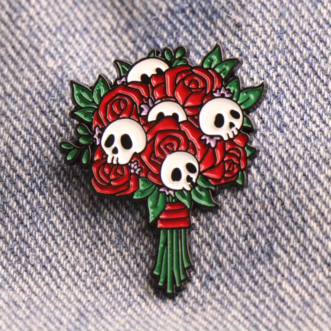 

Skull Metal Brooch Pin For 's , For