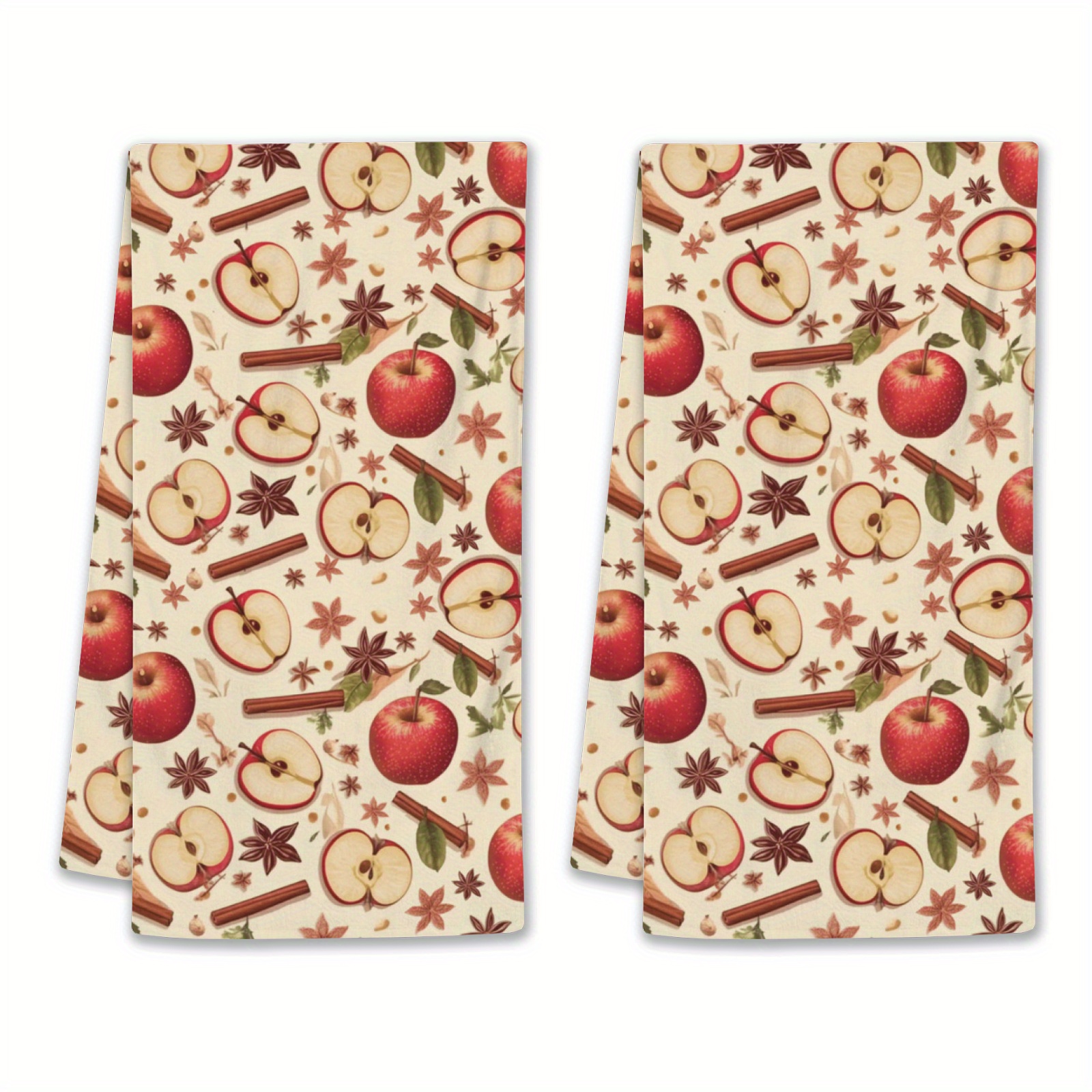 

2-pack Contemporary & Towels - Soft Polyester Dish Cloths, Oblong Non-woven -themed Hand Wash Only Towels For Kitchen, Bathroom, And Restaurant Decor - Ideal Christmas Gift