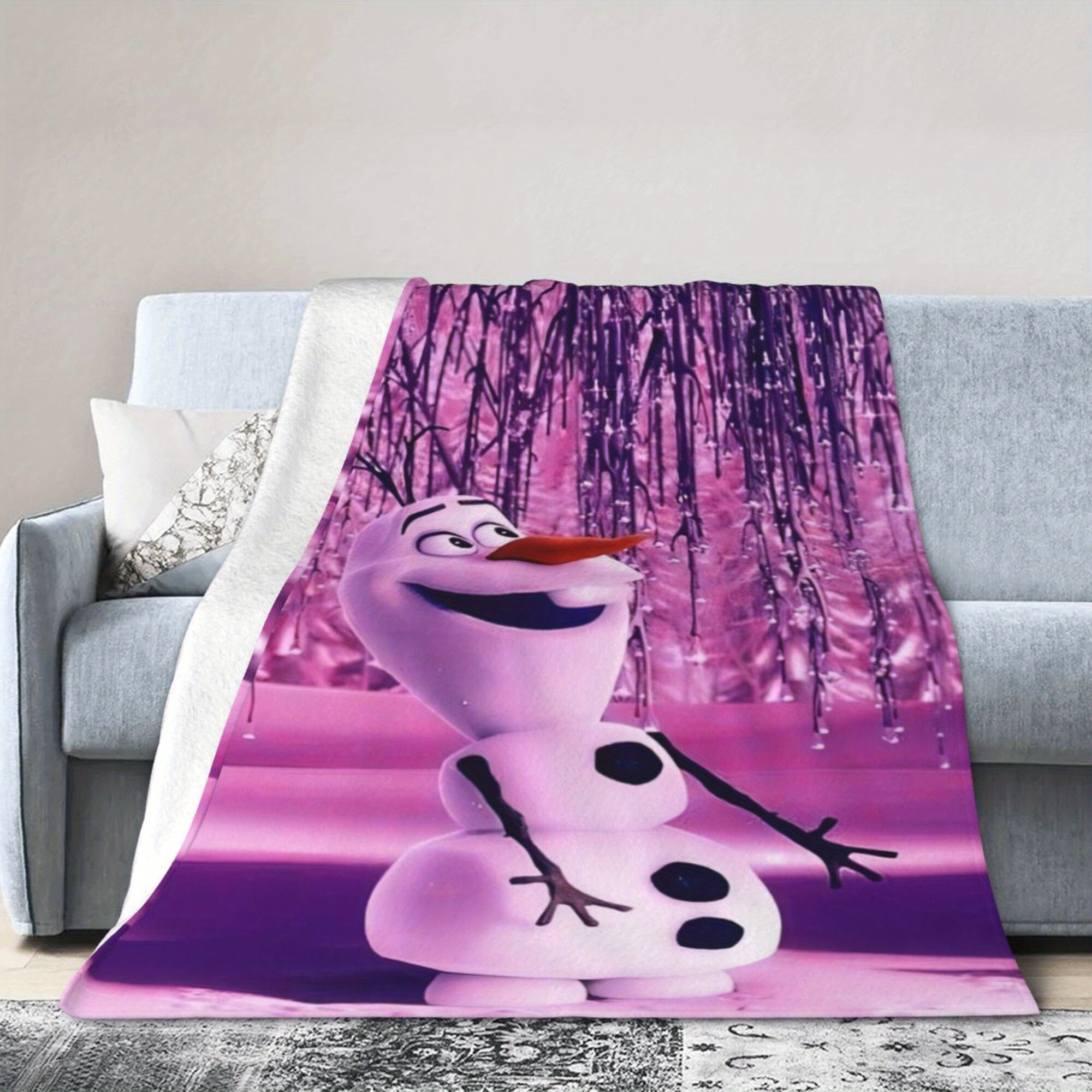 

Snowman Flannel Blanket - For , Bed, , And - , , All- Blanket