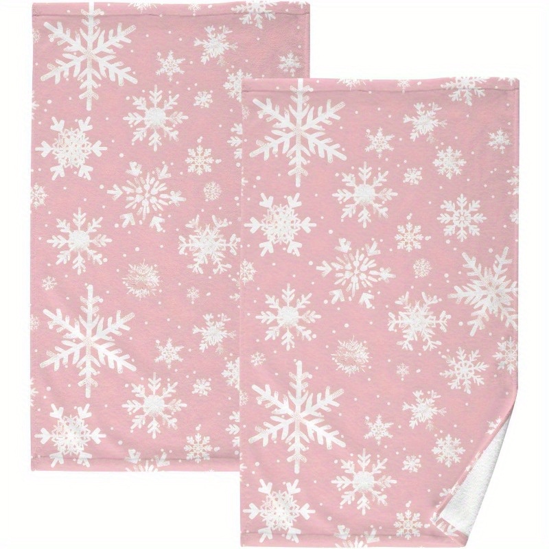 

2pcs - Christmas Towels - 18x26 , & , Polyester For Bathroom, , , Spa -