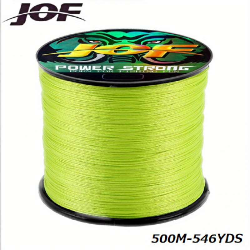 

Jof 500m/546yds High Density Professional Fishing Line, High-strength Wear-resistant Lure Line, Suitable For Long-distance Projection, Suitable For Freshwater And Saltwater Fishing, Can