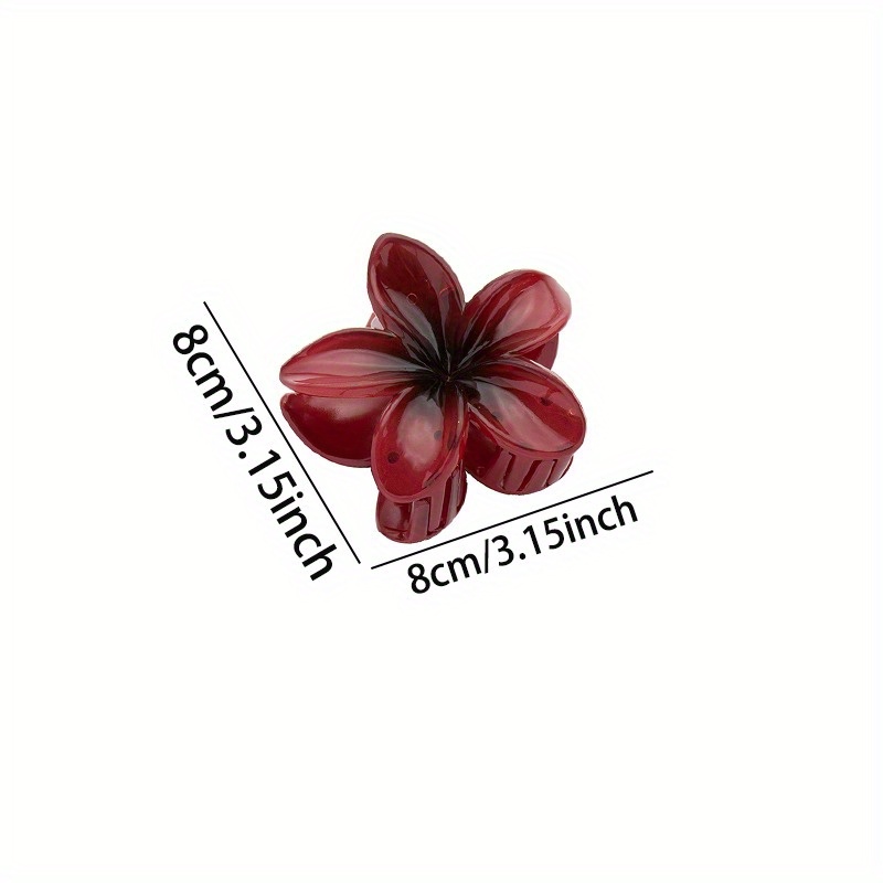 4 Stück Hibiskus-Haarspangen – Hawaiianische Blumen, Tropische Deko Für Strand & Party
