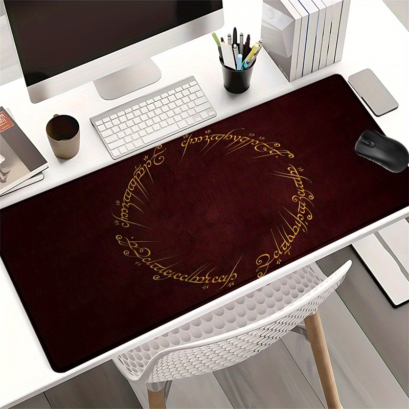 

Vintage Large Mouse Pad Abstract Desk Mat Office Desk Accessories With Non-slip Mousepad Rubber Base Desk Pad 35.4x15.7in For Office Gift For Boyfriend/girlfriend