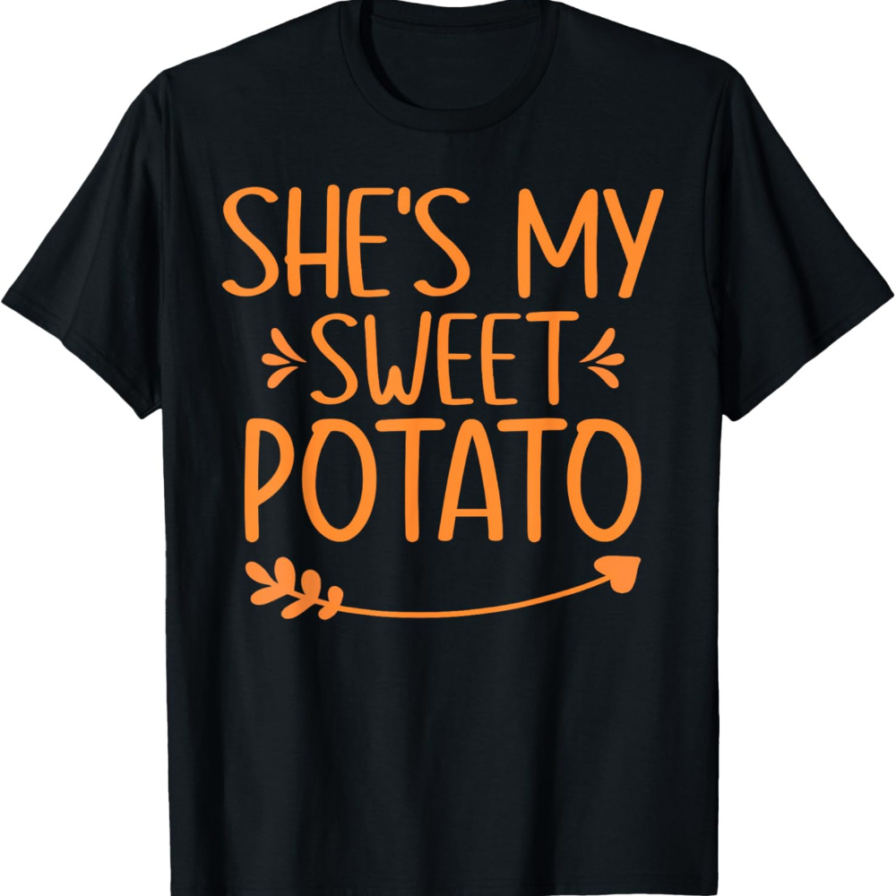 

Thanksgiving Matching Couples Outfit Sweet Potato Yes I Yam T-shirt