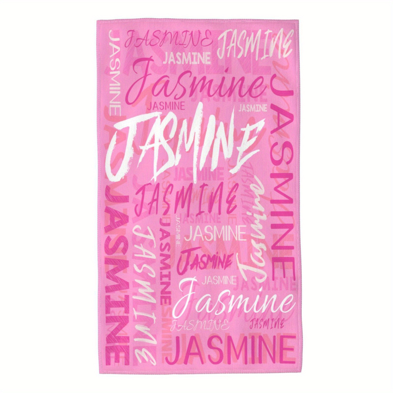TEMU Personalized Hand Towel - , Customizable Polyester Kitchen & Dining Towel, Machine Washable