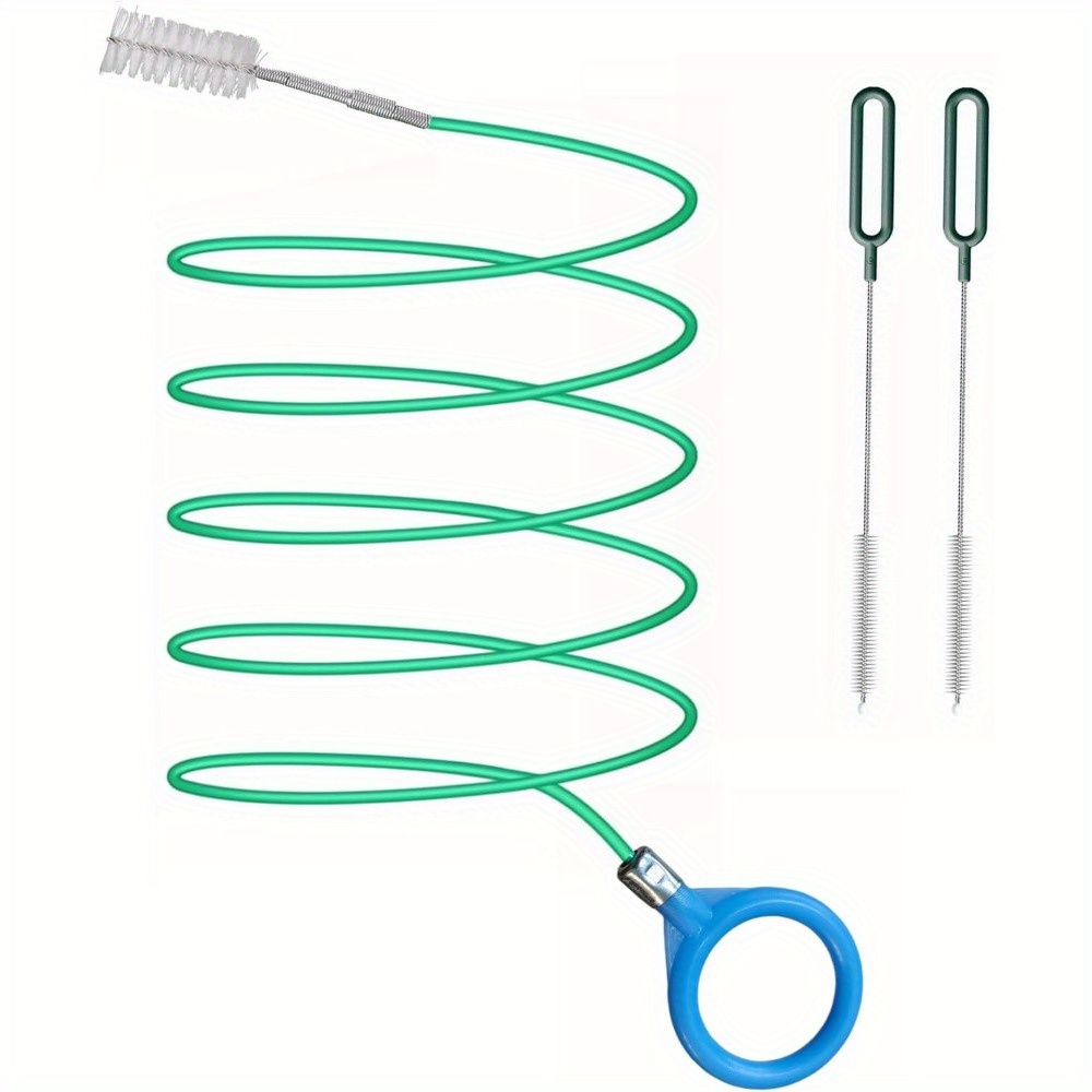 

Drain Cleaning Snake. Auto Drain Dredging Tool. Long . Long Hose Unclogger (78.7" Long) + 2pcs (9" Long)