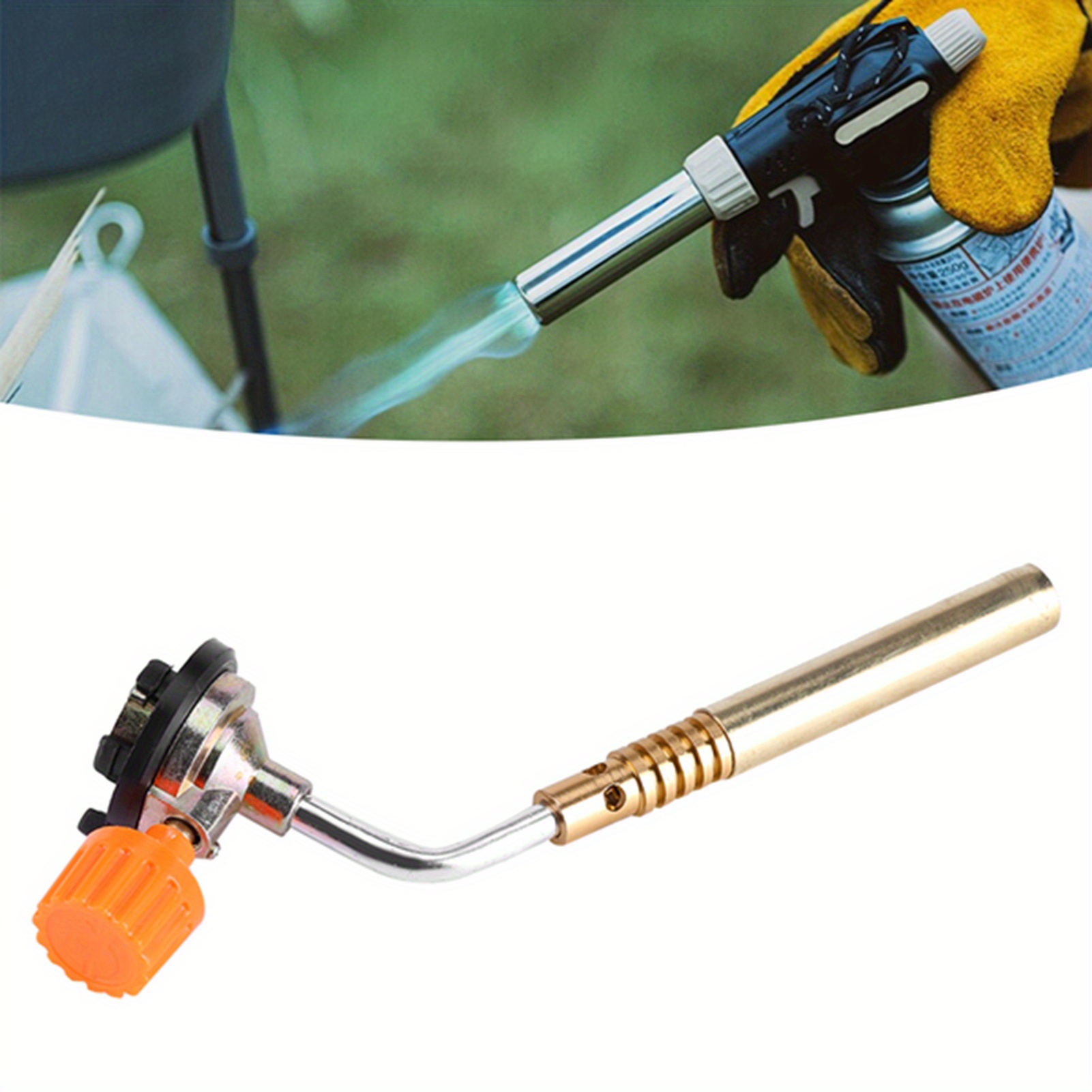 Temu TEMU Keenso , Butane Gas Hand Ignition Camping Welding, Multi- For Cooking Soldering Brazing Camping Bbq sold by Temu Affiliate Program